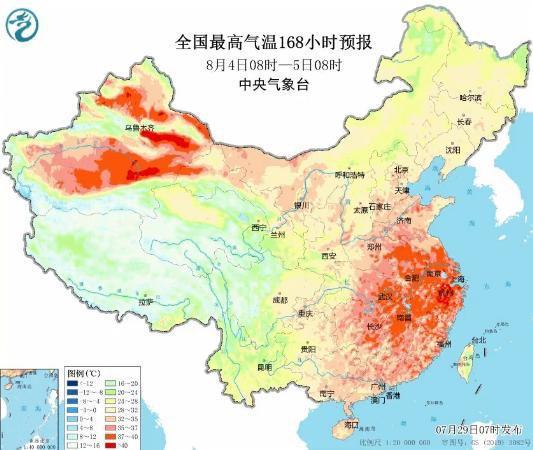 江浙沪高温格局的极端化现象