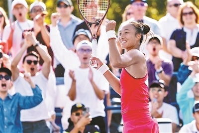 美网女单夺冠赔率，郑钦文并列第八——中国新星崭露头角