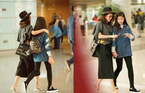 章子怡晒女儿与影后合照，两代影坛佳话的传承与温情展现