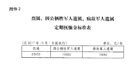 优抚对象抚恤补助标准，全面解读与政策指导