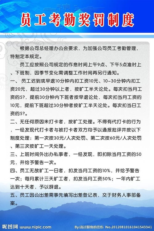 企业职工奖惩条例，激励与规范的艺术