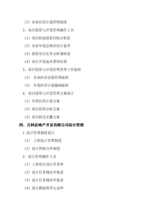 房地产公司管理制度，构建高效团队的基石