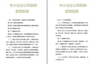 工资薪金制度，公平与激励的平衡艺术