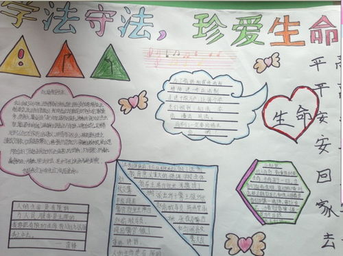 法律知识手抄报，小学生三四年级的启蒙之旅
