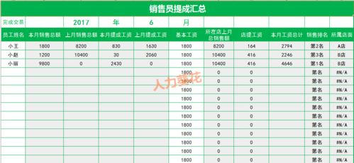 工资条样本，一份清晰的财务记录指南